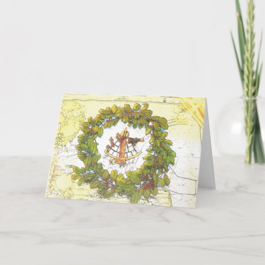 nautische vakantie groet Kaart (Voorkant)