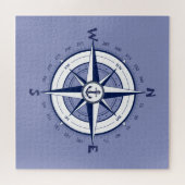 Nautische verankering, Nautical Compass, Keltische Legpuzzel (Horizontaal)