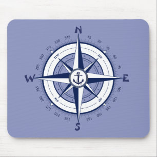 Nautische verankering, Nautical Compass, Keltische Muismat