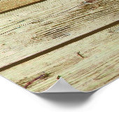 Nautische verankering op houtafbeelding poster (Hoek)