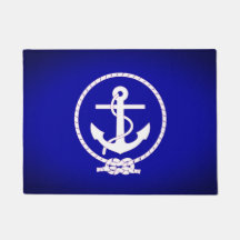 Nautische verankering Vlag Doormat