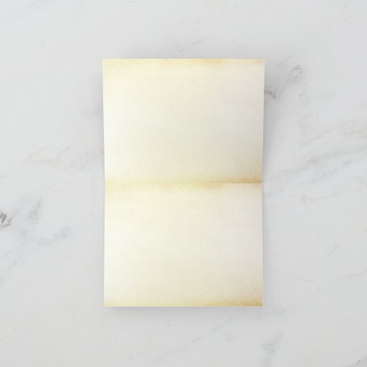 nautische vintage boot bedankkaartjes bedankkaart (Binnen)