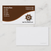 Nautische Visitekaartjes (Voorkant / Achterkant)