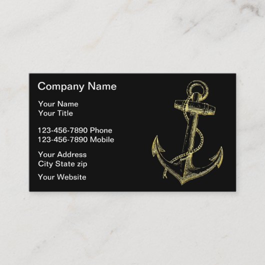 Nautische Visitekaartjes (Voorkant)