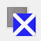 Nautische vlag alfabet signaalletter M (Mike) Magneet (Voorkant / Achterkant)