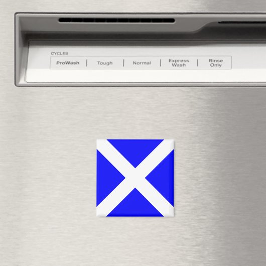 Nautische vlag alfabet signaalletter M (Mike) Magneet (Insitu (Vaatwasser))