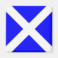 Nautische vlag alfabet signaalletter M (Mike)