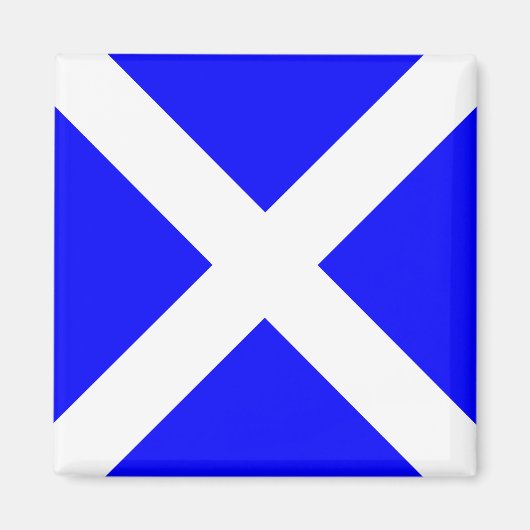 Nautische vlag alfabet signaalletter M (Mike) Magneet (Voorkant)