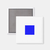 Nautische vlag alfabet teken letter S (Sierra) Magneet (Voorkant / Achterkant)