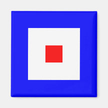 Nautische vlag alfabet teken letter W (whisky)