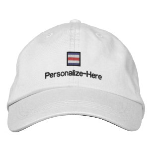 Nautische Vlag "C" Gepersonaliseerd Pet van de Boa