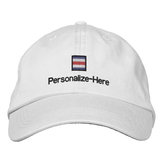 Nautische Vlag "C" Gepersonaliseerd Pet van de Boa (Voorkant)