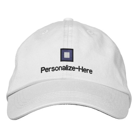 Nautische Vlag "P" Gepersonaliseerde Boater's Pet (Voorkant)