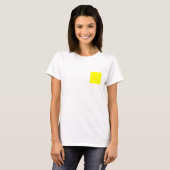 Nautische vlag Q T-shirt (Voorkant volledig)