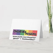 Nautische Vlag - Sandy Christmas Kaart (Achterkant)