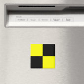 Nautische vlag signaal letter L (Lima) Magneet (Insitu (Vaatwasser))