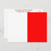 Nautische vlag Signaalletter H Briefkaart (Voorkant / Achterkant)