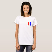 Nautische Vlag T T-shirt (Voorkant volledig)