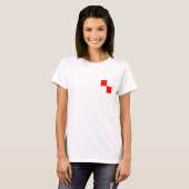 Nautische Vlag U T-shirt (Voorkant volledig)