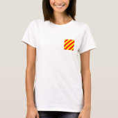 Nautische vlag Y T-shirt (Voorkant)