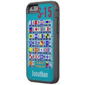 Nautische vlaggen Case-Mate iPhone case (Achterkant Links)