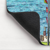 Nautische vlaggen muismat (Hoek)