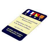 Nautische vlaggen Stateroom Deurmarkering Magneet (Linkerzijde)