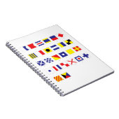 Nautische vlaggrafiek notitieboek (Rechterzijde)