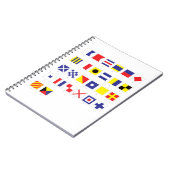 Nautische vlaggrafiek notitieboek (Linkerzijde)