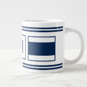 Nautische vlagletters van de alfabet-douanenaam grote koffiekop (Rechts)