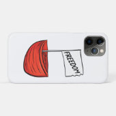 Nautische Vrijheid Boot Illustratie Case-Mate iPhone Case (Achterkant (horizontaal))