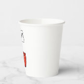 Nautische Vrijheid Boot Illustratie Papieren Bekers (Links)