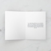 Nautische Vuurtoren Bruiloft Bedankkaart (Binnen)