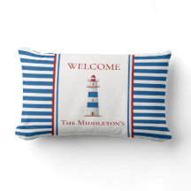 Nautische Vuurtoren Rood Wit Blauwe Strepen