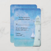 Nautische vuurtoren RSVP (Voorkant / Achterkant)