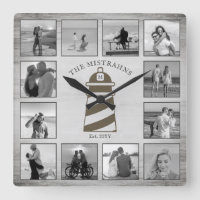 Nautische Vuurtoren Rustiek Hout Zwart Wit Foto's