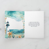 Nautische Vuurtoren Verjaardag Kaart (Binnen)