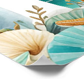 Nautische Vuurtoren Verjaardagsfeest Poster (Hoek)