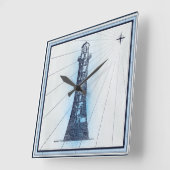nautische vuurtoren vierkante klok (Hoek)