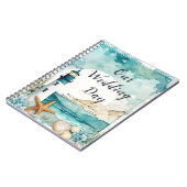 Nautische Vuurtoren Wedding Planner Notitieboek (Linkerzijde)