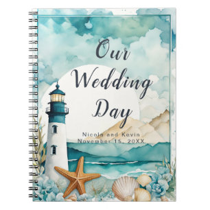 Nautische Vuurtoren Wedding Planner Notitieboek