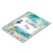 Nautische Vuurtoren Wedding Planner Notitieboek (Linkerzijde)
