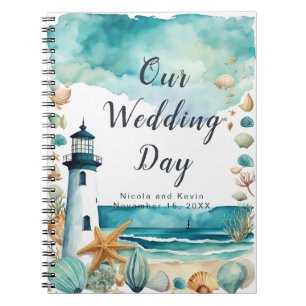 Nautische Vuurtoren Wedding Planner Notitieboek