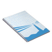 Nautische vuurtorenposter notitieboek (Rechterzijde)