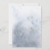 Nautische walvis onder de zee baby shower kaart (Achterkant)