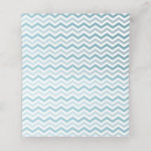 Nautische walvis onder het Zee Blue Boy Baby showe Plaatskaartje (Binnenkant ongevouwen)