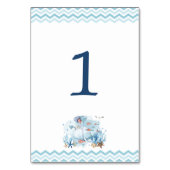 Nautische walvis onder het Zee Boy Baby shower Kaart (Voorkant)