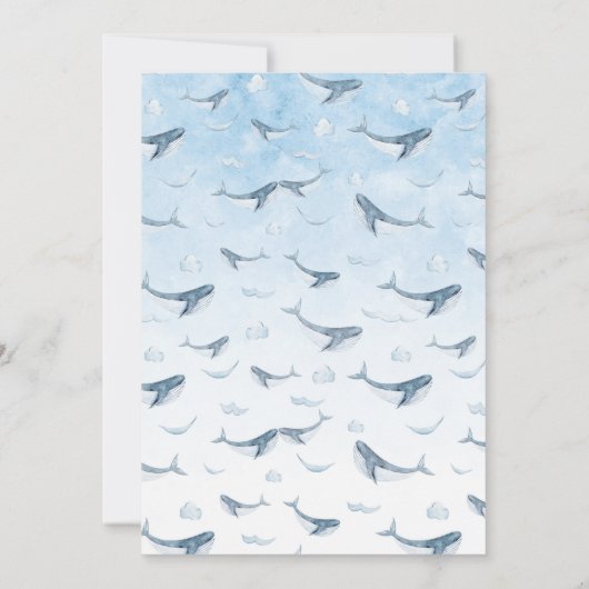 nautische walvisjongen op uitnodiging van baby sho (Achterkant)