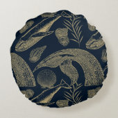 nautische  walviskwekerij rond kussen (Achterkant)