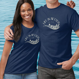 Nautische watersport zeilvakantie t-shirt